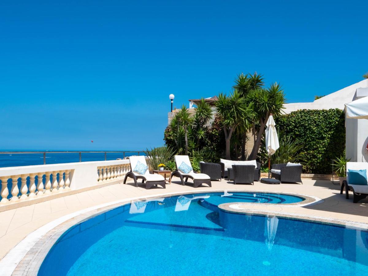 Villa Palma - Sunset Sea Views With Pool, Jacuzzi, Sauna And Games Room Mellieħa Eksteriør billede