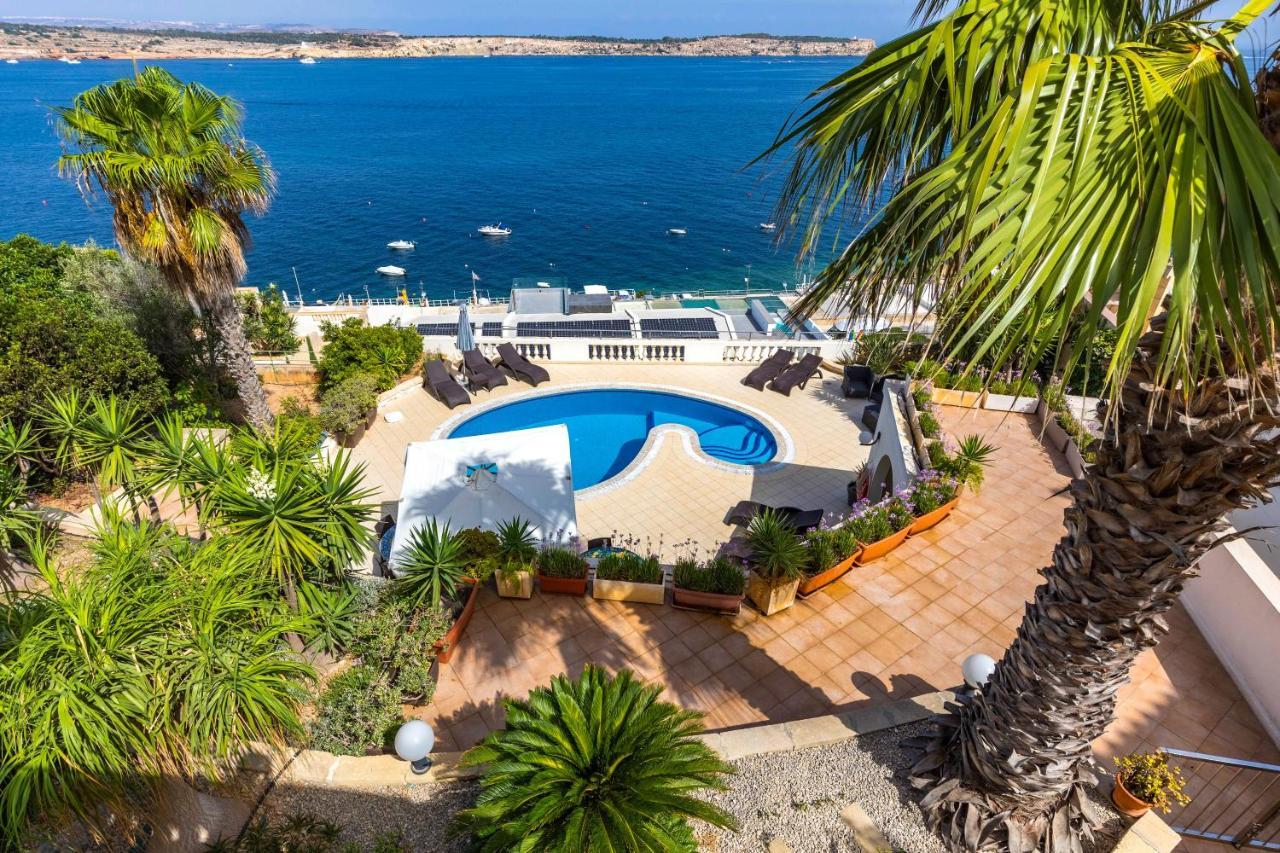 Villa Palma - Sunset Sea Views With Pool, Jacuzzi, Sauna And Games Room Mellieħa Eksteriør billede