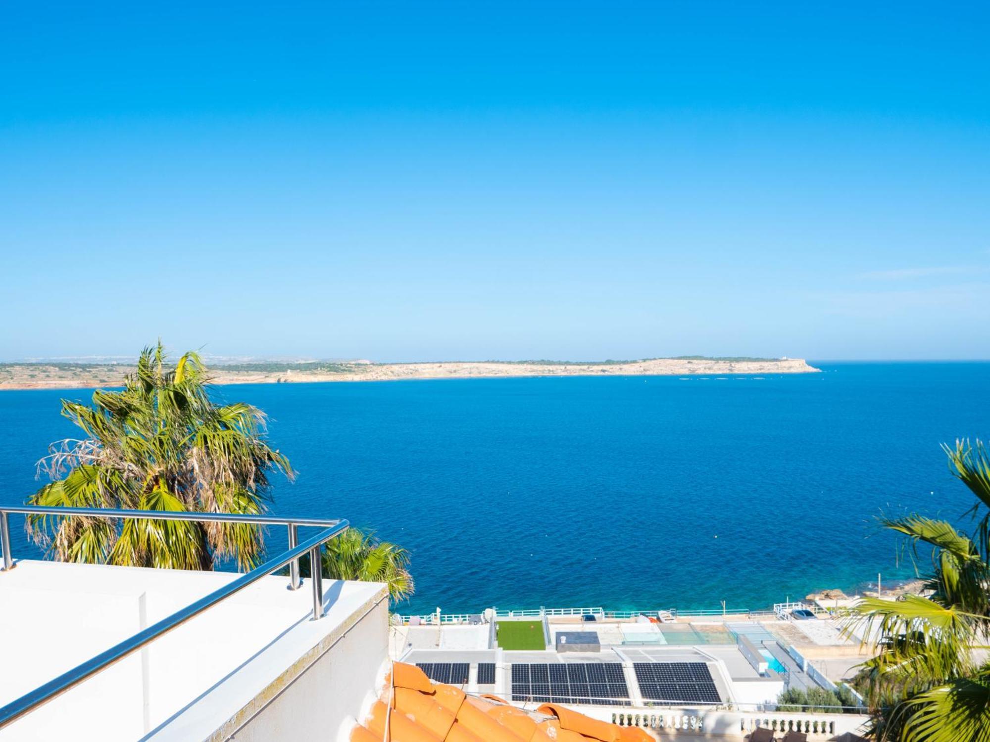 Villa Palma - Sunset Sea Views With Pool, Jacuzzi, Sauna And Games Room Mellieħa Eksteriør billede